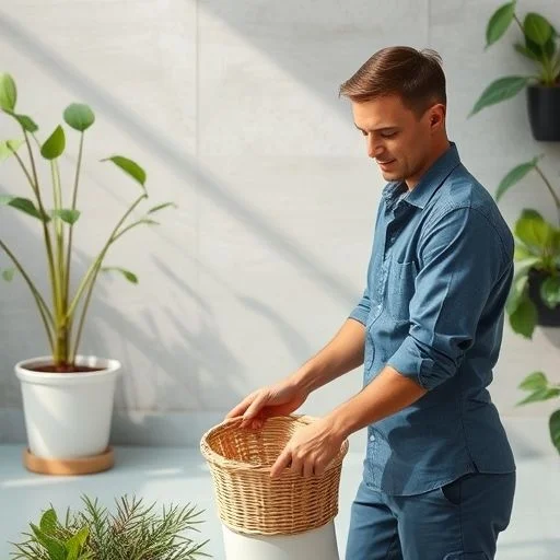 A tranquil natural landscape featuring rolling green hills, a winding river, and a clear blue sky, evoking peace and natural beauty.